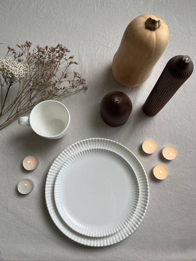 Кружка из фарфора белого цвета из коллекции Kitchen Spirit, 350 мл