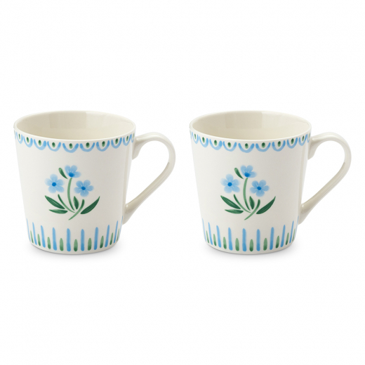 Набор кружек "Летний час", 300 мл, голубые, 2 шт.