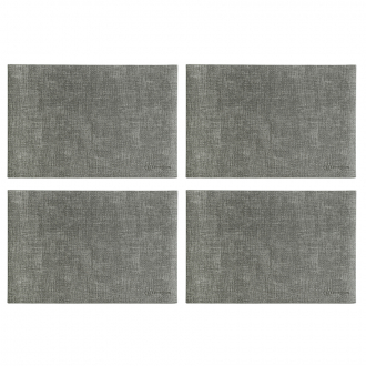 Набор из 4-х сервировочных салфеток Leanera, 30х45 см, серые