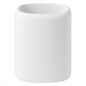 Стакан для зубных щеток Slim, белый