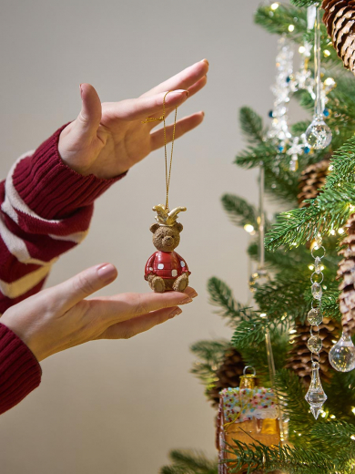 Набор ёлочных украшений Classic Christmas Charm из коллекции New Year Essential, 4 шт.