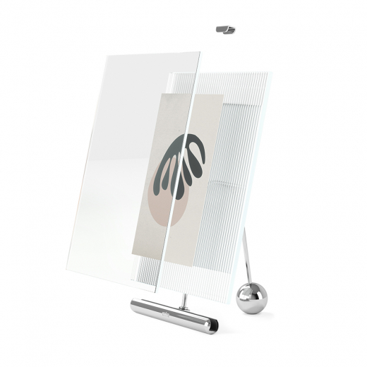 Фоторамка Flute, 16х20 см, хром