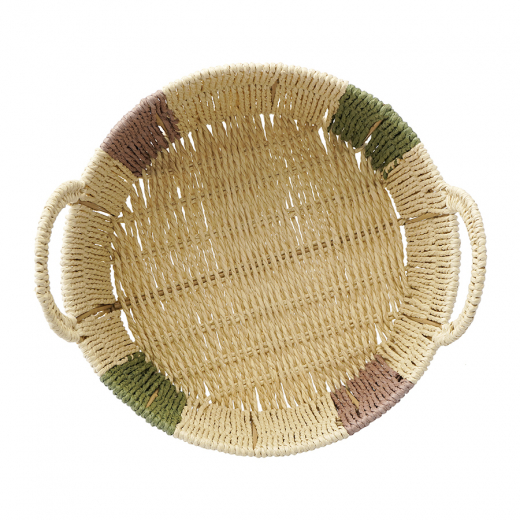 Корзина плетеная круглая Bodhran Nature из коллекции Ethnic, размер S