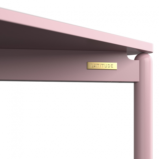 Стол обеденный Saga, 75х75 см, розовый