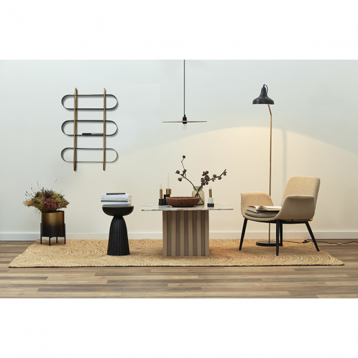 Столик приставной Ujev, Ø30,5 см, черный