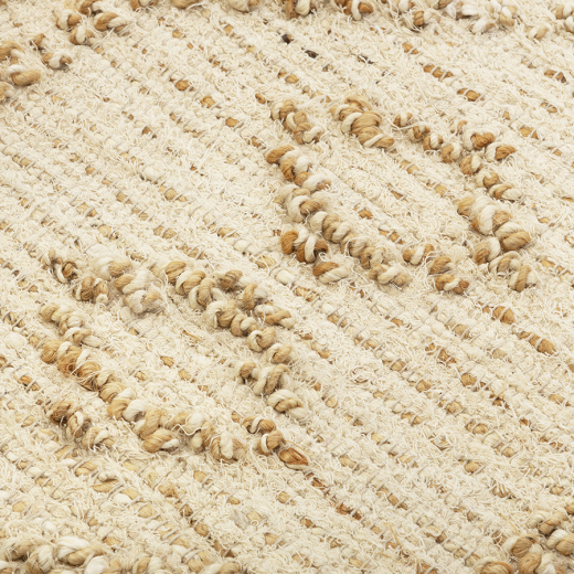 Ковер из джута и переработанного хлопка Kolkata из коллекции Ethnic, 70x160см