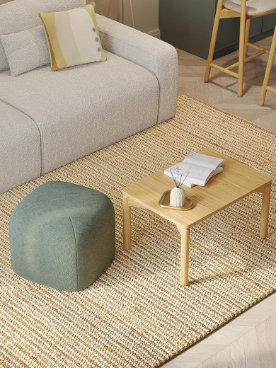 Ковер из джута и шерсти Delhi из коллекции Ethnic