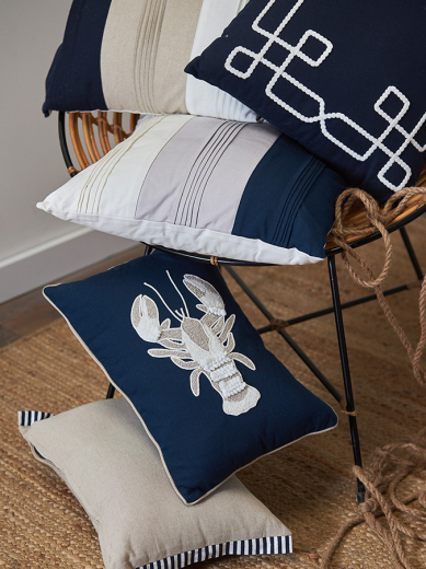 Подушка декоративная Let's surf из коллекции Sea treasures, 30х45 см