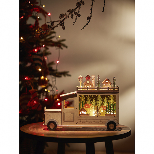 Декор новогодний с подсветкой Festive truck из коллекции New Year Essential