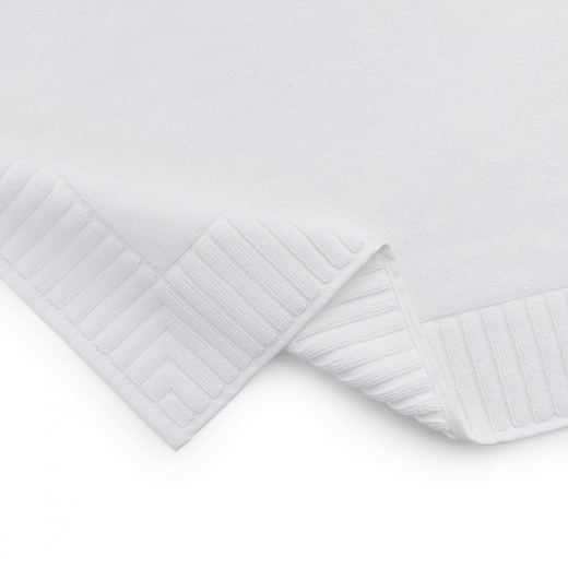 Коврик для ванной с фактурным бортиком белого цвета из коллекции Essential, 50х80 см