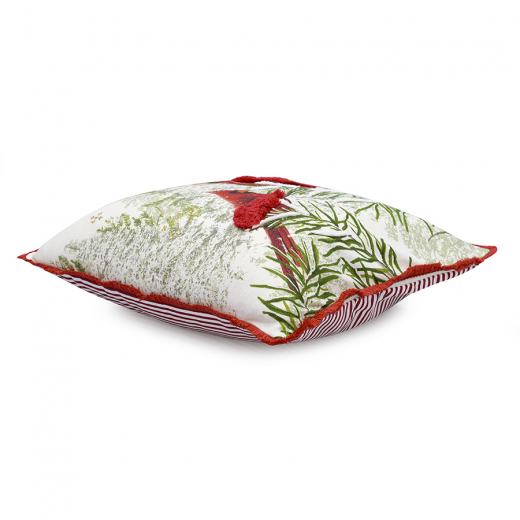 Подушка декоративная с рисунком Northern cardinal из коллекции New Year Essential, 45х45 см