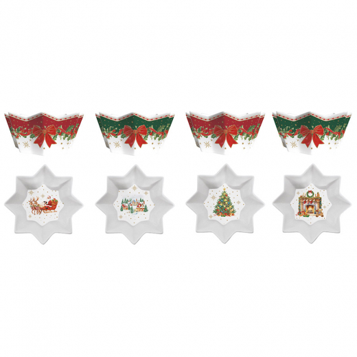 Набор для закусок Christmas Heritage, Ø11 см, 4 предм.
