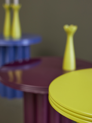 Столик приставной Vivlend, Ø43 см, лайм