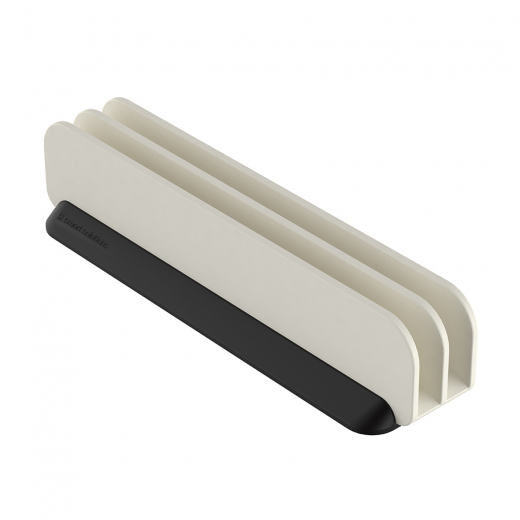 Подставка для разделочных досок SmartChef, 27х8,5 см, бежевая/бордовая