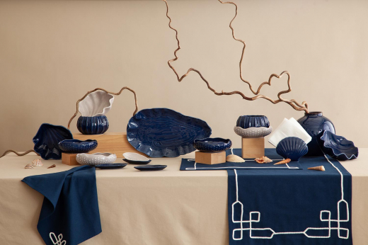 Салфетка сервировочная Navy story из коллекции Sea treasures, 45х45 см