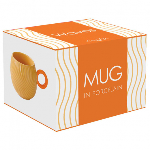 Кружка Waves, 350 мл, оранжевая