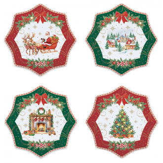 Набор десертных тарелок Christmas Heritage, Ø16 см, 4 шт.