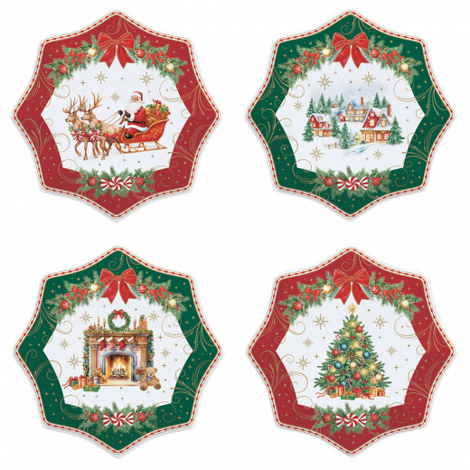 Набор десертных тарелок Christmas Heritage, Ø16 см, 4 шт.