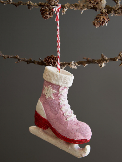 Набор ёлочных украшений Pink fairytale из коллекции New Year Essential, 4 шт.