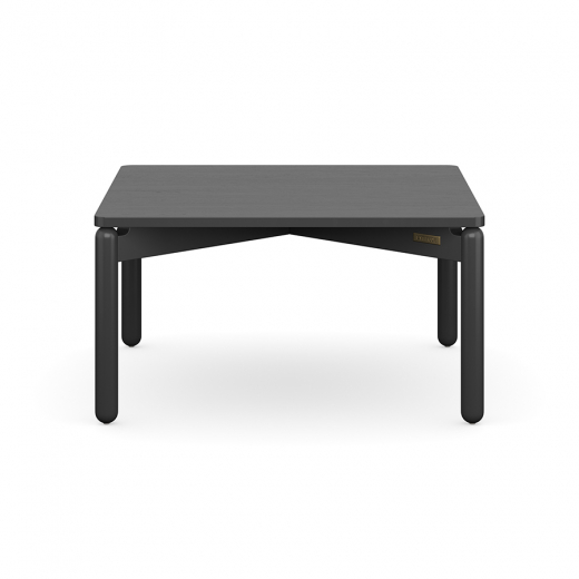 Столик кофейный Saga, 75х75 см, темно-серый