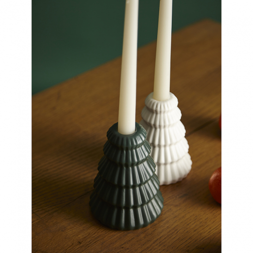 Подсвечник Nordic mood белого цвета из коллекции New Year Essential, 11,5 см