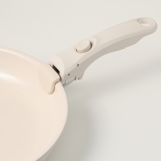 Набор посуды для приготовления со съемной ручкой Smart Ceramic, 7 предметов, молочный