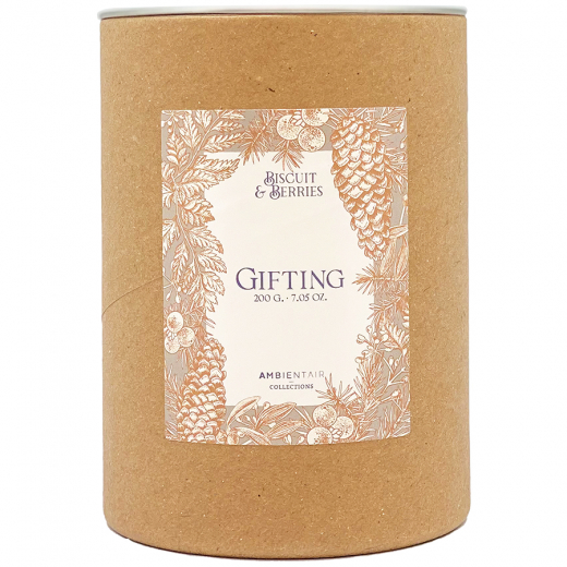 Свеча ароматическая Gifting, Bisquit&Berries, 40 ч