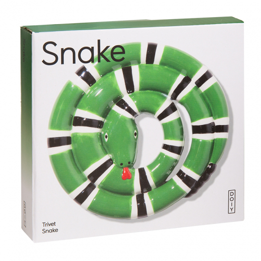 Подставка под горячее Snake, зеленая