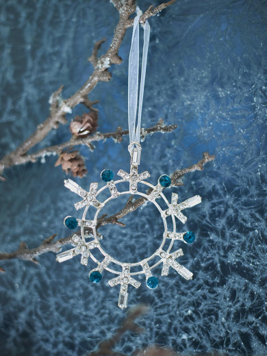 Набор елочных украшений Christmas diamonds из коллекции New Year Essential, 4 шт.