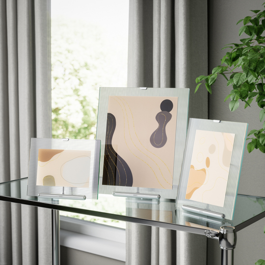 Фоторамка Flute, 16х20 см, хром