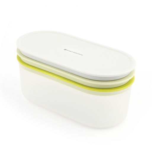 Терка с контейнером и крышкой Smart Helper, 20х10х9,5 см