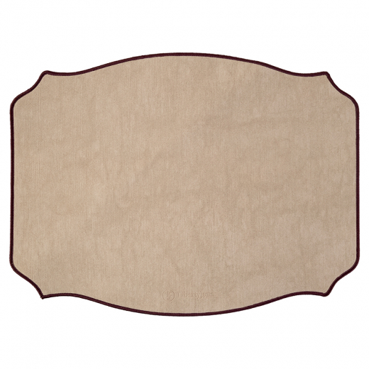 Салфетка сервировочная Etica, 43,6х33 см, бежево-розовая