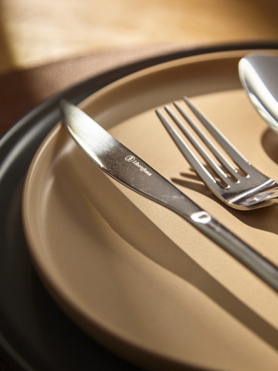 Набор столовых приборов Pure, серебристые глянцевые, 24 пред.