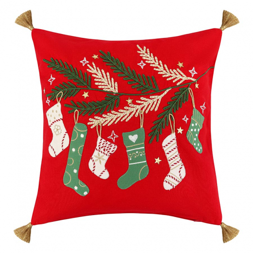 Чехол на подушку Winter wishes из коллекции New Year Essential, 45х45 см