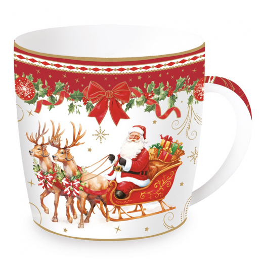 Кружка Christmas Heritage, Santa, 350 мл