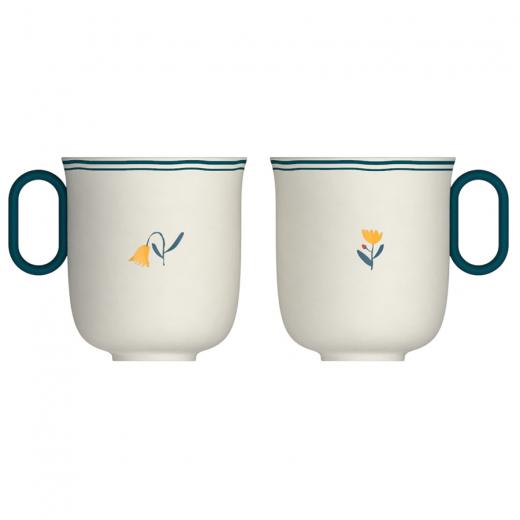 Набор кружек Plush, Golden Bells, 400 мл, 2 шт.