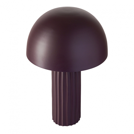 Лампа настольная Texture Sleek, Ø24х37 см, вишневая