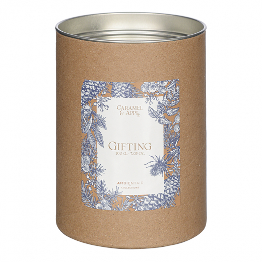 Свеча ароматическая Gifting, Caramel&Apple (новая), 40 ч