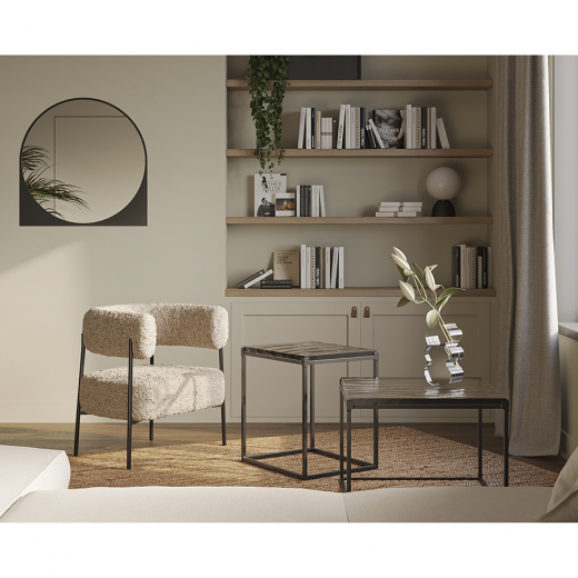 Зеркало настенное Geometria, Ø71 см