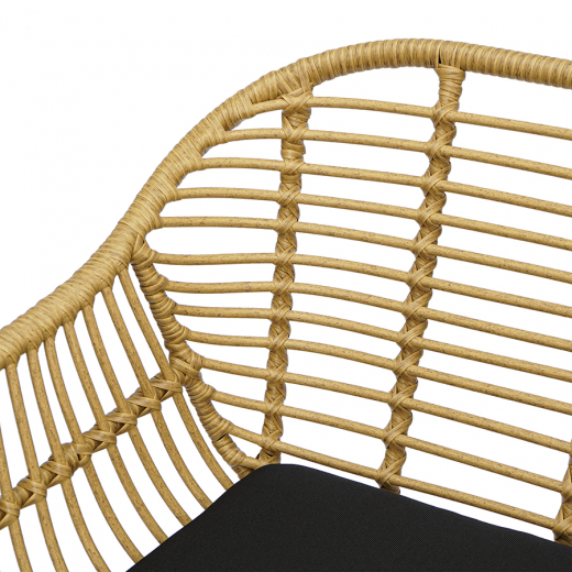 Стул барный Vetle Bent, ротанг