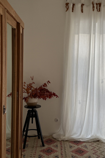 Ковер из джута и шерсти по мотивам башкирских орнаментов из коллекции Cultural Heritage, 120х180 см