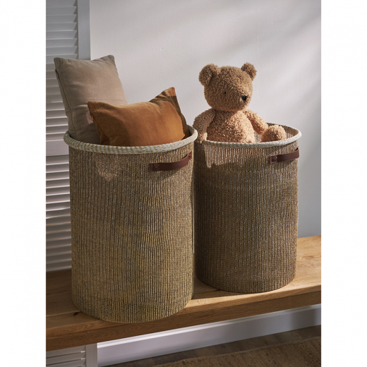 Корзина для хранения Sustainable collection, Ø42х55 см, бежевая