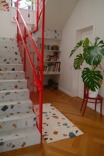 Ковер из хлопка Terrazzo Poetry из коллекции Ethnic