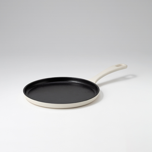 Сковорода блинная чугунная Ø24 см из коллекции "Шеффилд", молочная