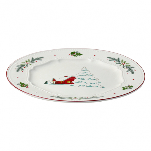 Набор из четырех тарелок Nordic winter из коллекции New Year Essential, Ø23 см