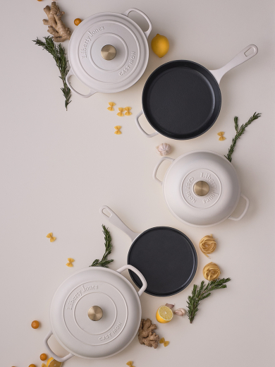 Кастрюля с крышкой из коллекции "Шеффилд", Ø26 см, молочная