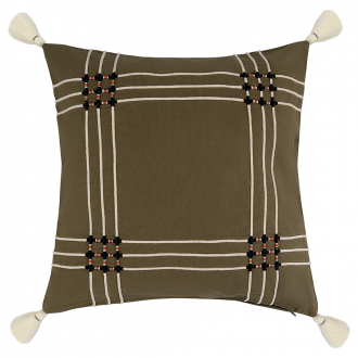 Чехол на подушку Nomad grid из коллекции Ethnic, 45х45 см