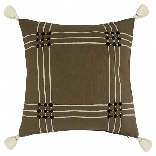 Чехол на подушку Nomad grid из коллекции Ethnic, 45х45 см