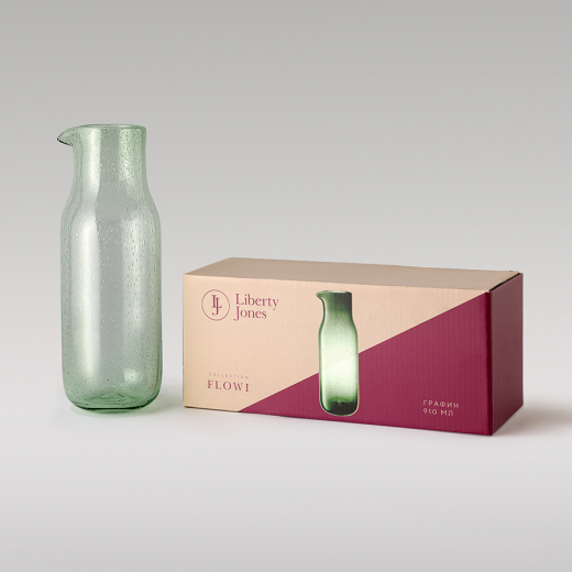 Графин Flowi, 910 мл, зеленый