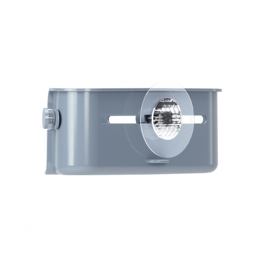 Органайзер для душа Flex Adhesive угловой, голубой